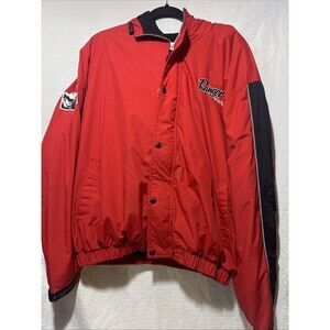 Ranger Boats Jacket Mens XL Red Fishing Hooded Windbreaker Jacket The Game